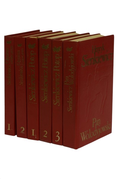 6x Sienkiewicz Trylogia Pan Wołodyjowski/ Potop/ Ogniem i mieczem