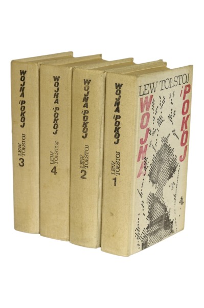 4x Tołstoj Wojna i pokój Tom 1,2,3,4