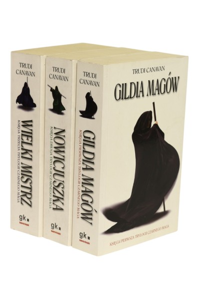 3x Canavan Trylogia Czarnego maga Gildia magów/ Nowicjuszka/ Wielki mistrz