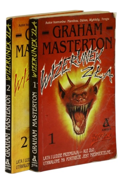 2x Masterton Wizerunek zła Tom 1 i 2
