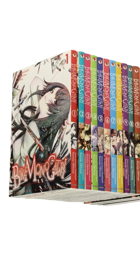 11x NisiOisiN Bakemonogatari Powieść o potworach To 1-11