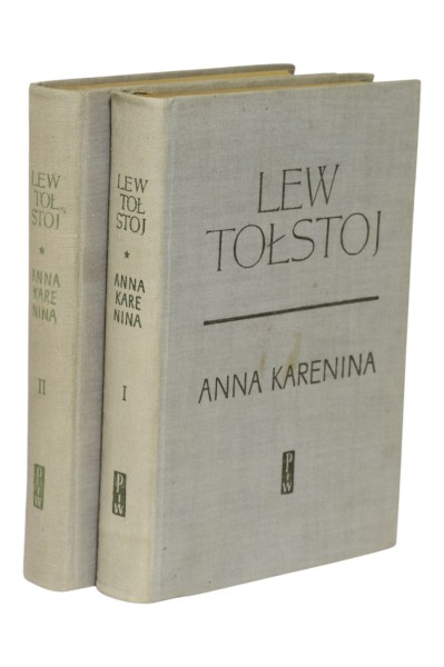 2x Tołstoj Anna Karenina Tom 1 i 2