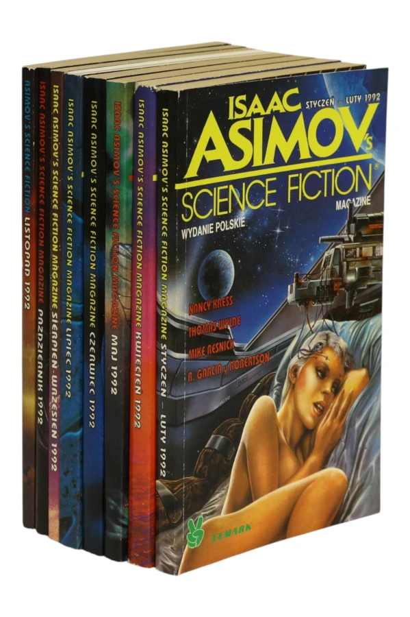 8x Isaac Asimov's Science Fiction rok 1992