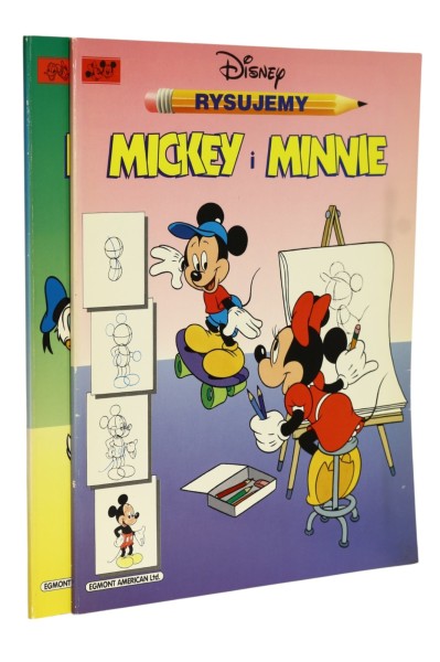 2x Disney Rysujemy Mickey i Minnie/ Donald i Daisy