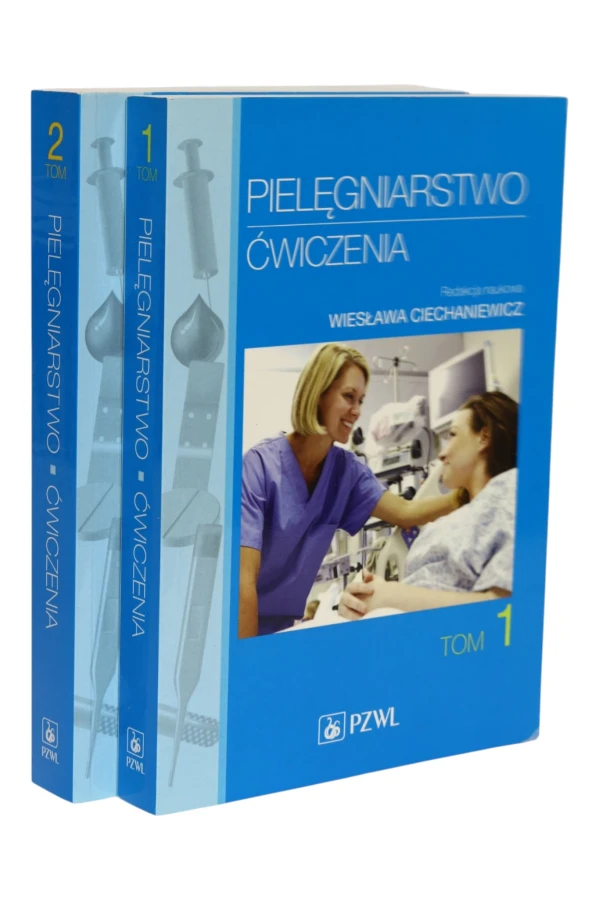 2x Ciechaniewicz Pielęgniarstwo ćwiczenia Tom 1 i 2
