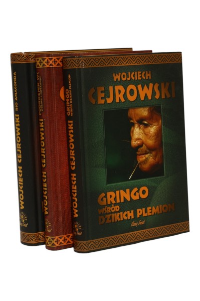 3x Cejrowski Rio Anaconda/ Podróżnik WC/ Gringo wśród dzikich plemion
