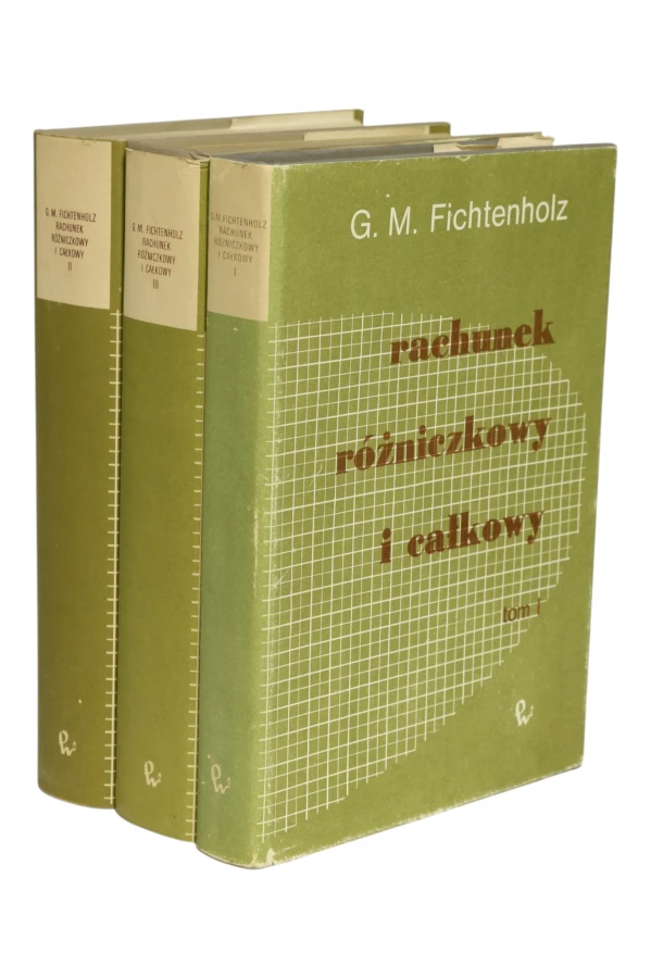 3x Fichtenholz Rachunek różniczkowy i całkowy Tom 1,2,3
