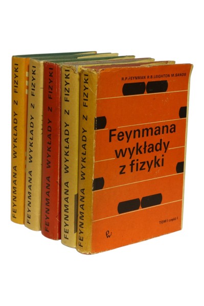 5x Feynmana wykłady z fizyki Tom 1,2,3