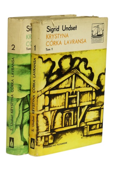 2x Undset Krystyna córka Lavransa Tom 1 i 2