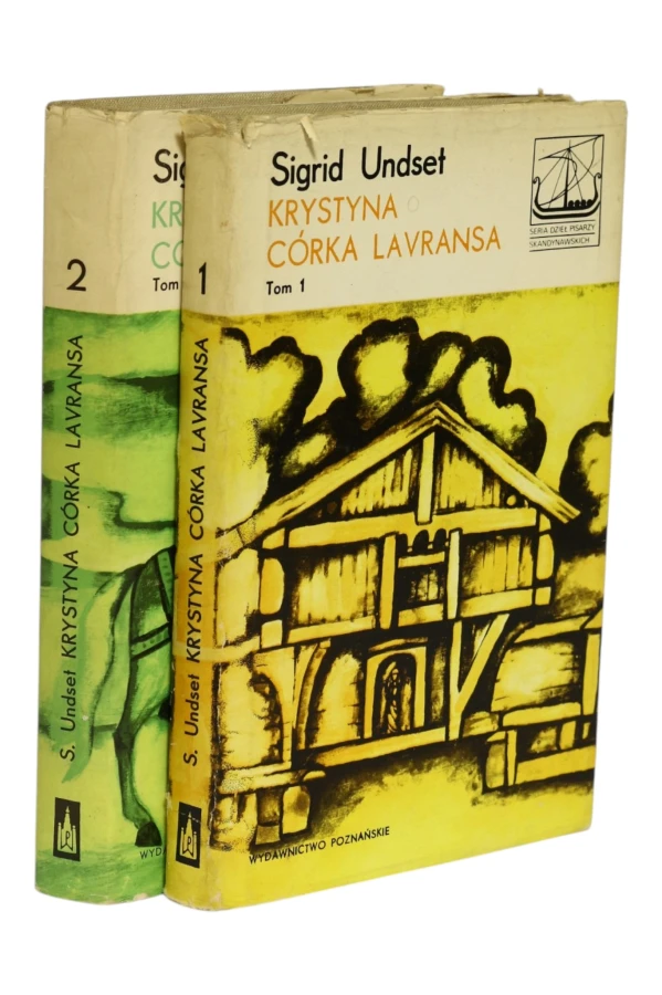 2x Undset Krystyna córka Lavransa Tom 1 i 2