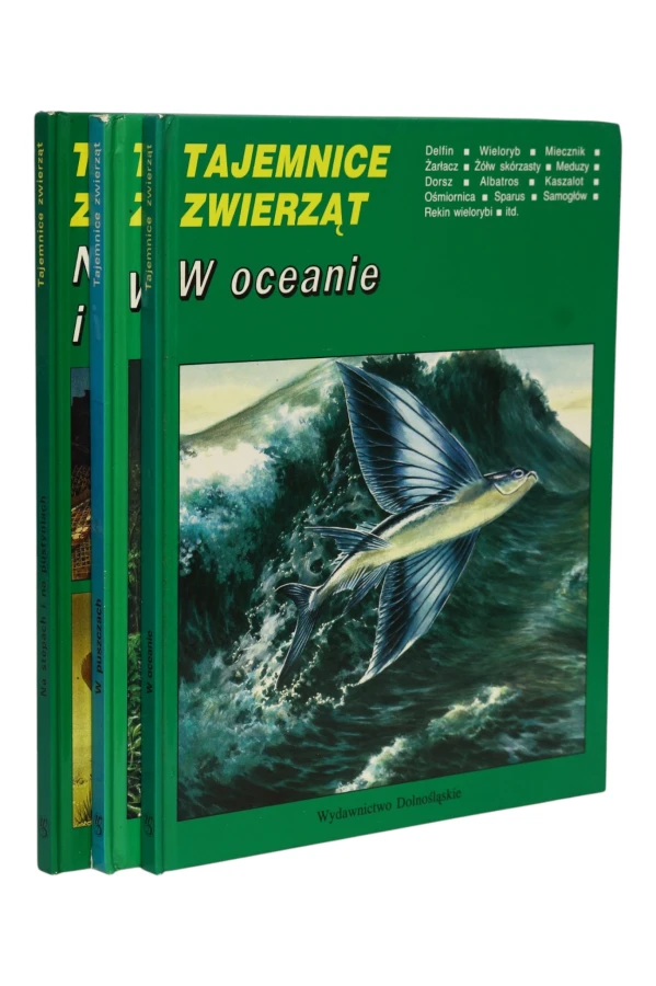 3x Tajemnice zwierząt W puszczach/ Na stepach i na pustyniach/ W oceanie