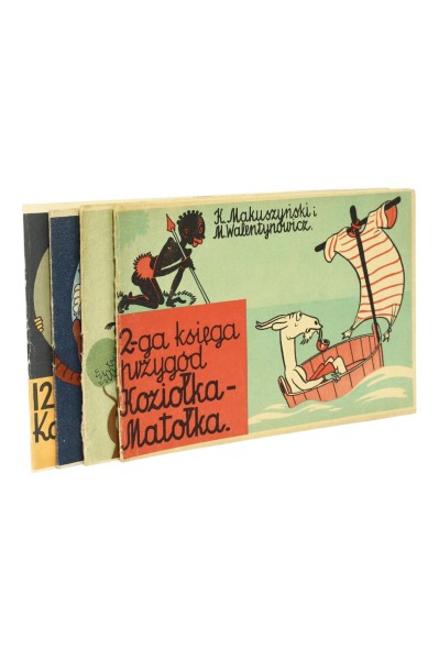 4x Makuszyński 2-ga księga przygód Koziołka-Matołka/ 120 przygód Koziołka-Matołka