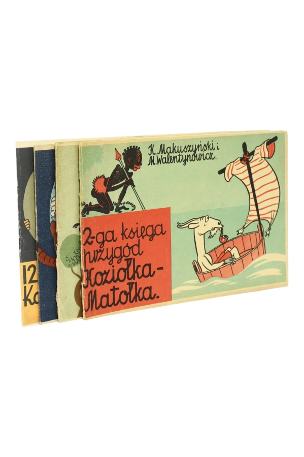 4x Makuszyński 2-ga księga przygód Koziołka-Matołka/ 120 przygód Koziołka-Matołka