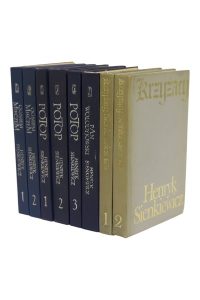 8x Sienkiewicz Trylogia + Krzyżacy