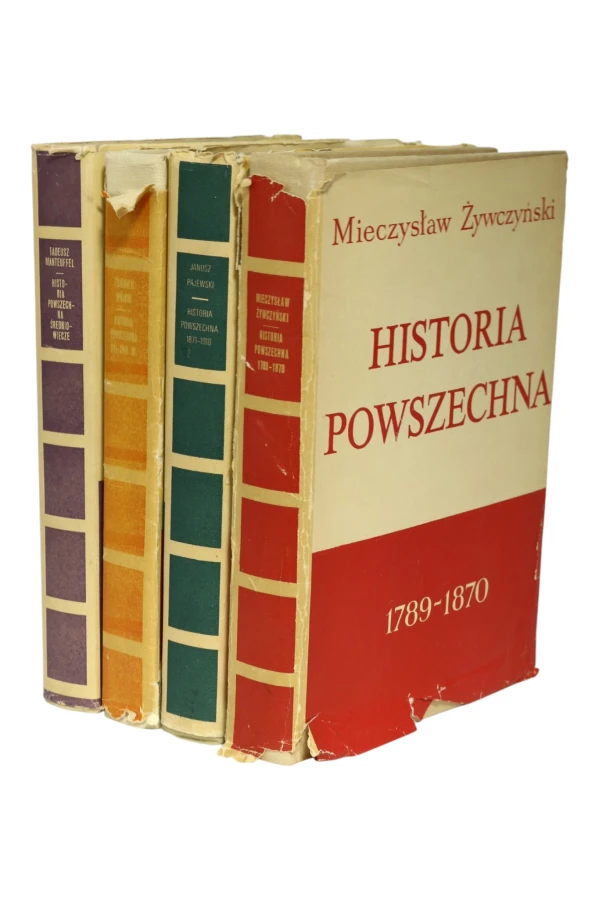 4x Historia Powszechna Średniowiecze/ XVI~VII w. / 1789-1870/ 1871-1918