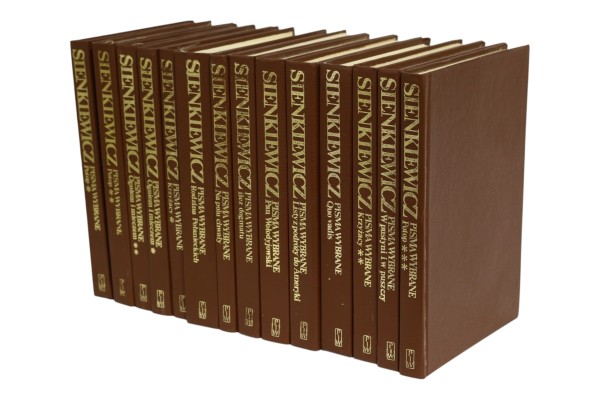 14x Sienkiewicz Pisma Wybrane: Trylogia/ Krzyżacy/ Na polu chwały