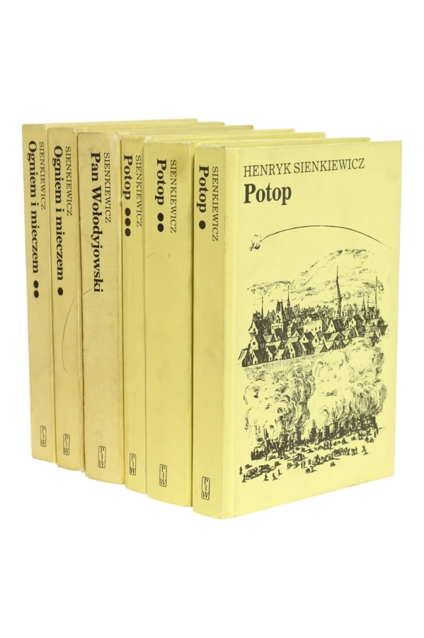 6x Sienkiewicz Trylogia: Pan Wołodyjowski/ Potop/ Ogniem i mieczem