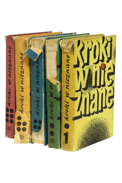 5x Almanach fantastyczno-naukowy Kroki w nieznane