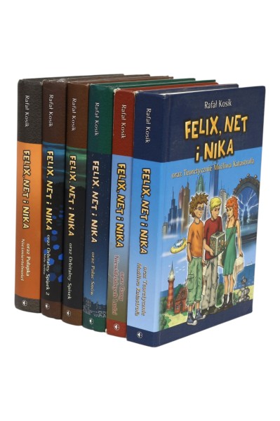 6x Kosik Felix, Net i Nika Tom 1-6 Gang niewidzialnych ludzi