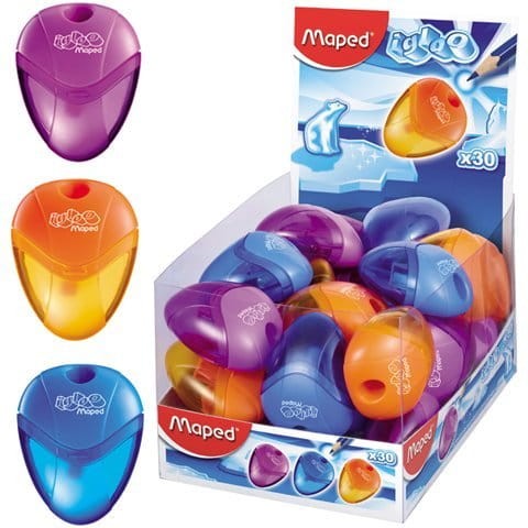 Temperówka plastikowa IGLOO 1 z jednym otworem MAPED