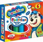 Plastelina 6 kolorów  BAMBINO  MAJEWSKI